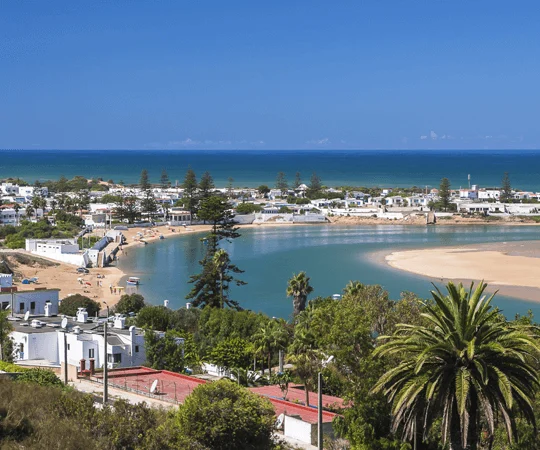 Plage et lagune de Oualidia au Maroc, étape détente en camping car Maroc