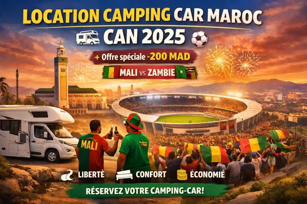 Rent a Camper Van in Morocco | Airport Transfers | Location camping car Maroc CAN 2025 : voyager librement pendant la CAN location camping car Maroc CAN 2025